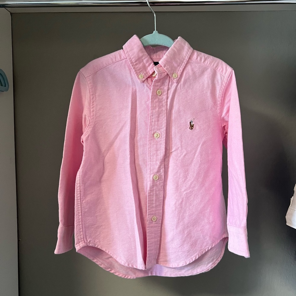 Polo Ralph Lauren Boys Cotton Oxford Button Down Shirt